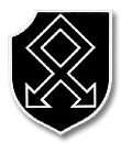 Logo van de 23. SS-Freiwilligen-Panzergrenadier-Division Nederland (niederländische Nr. 1.)